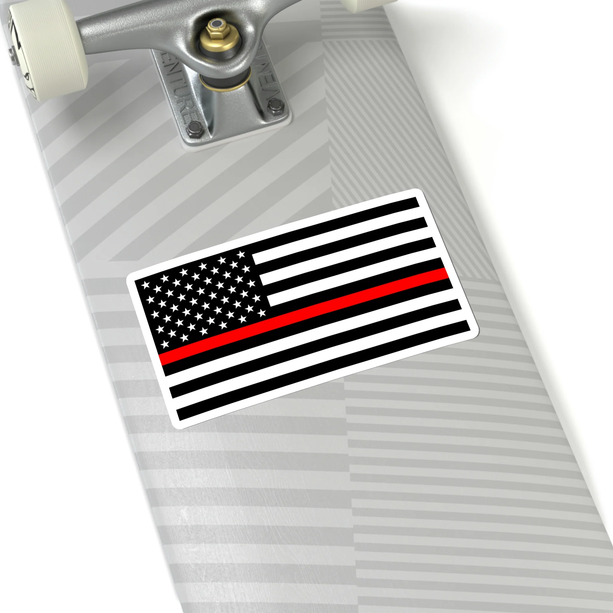 Thin Red Line Flag Sticker - Image 21