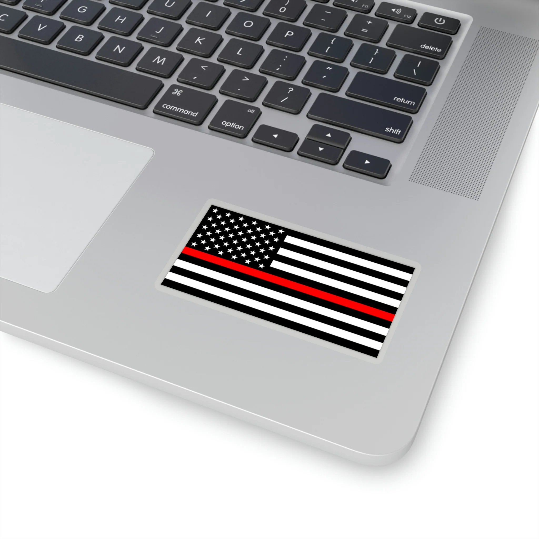Thin Red Line Flag Sticker - Image 8