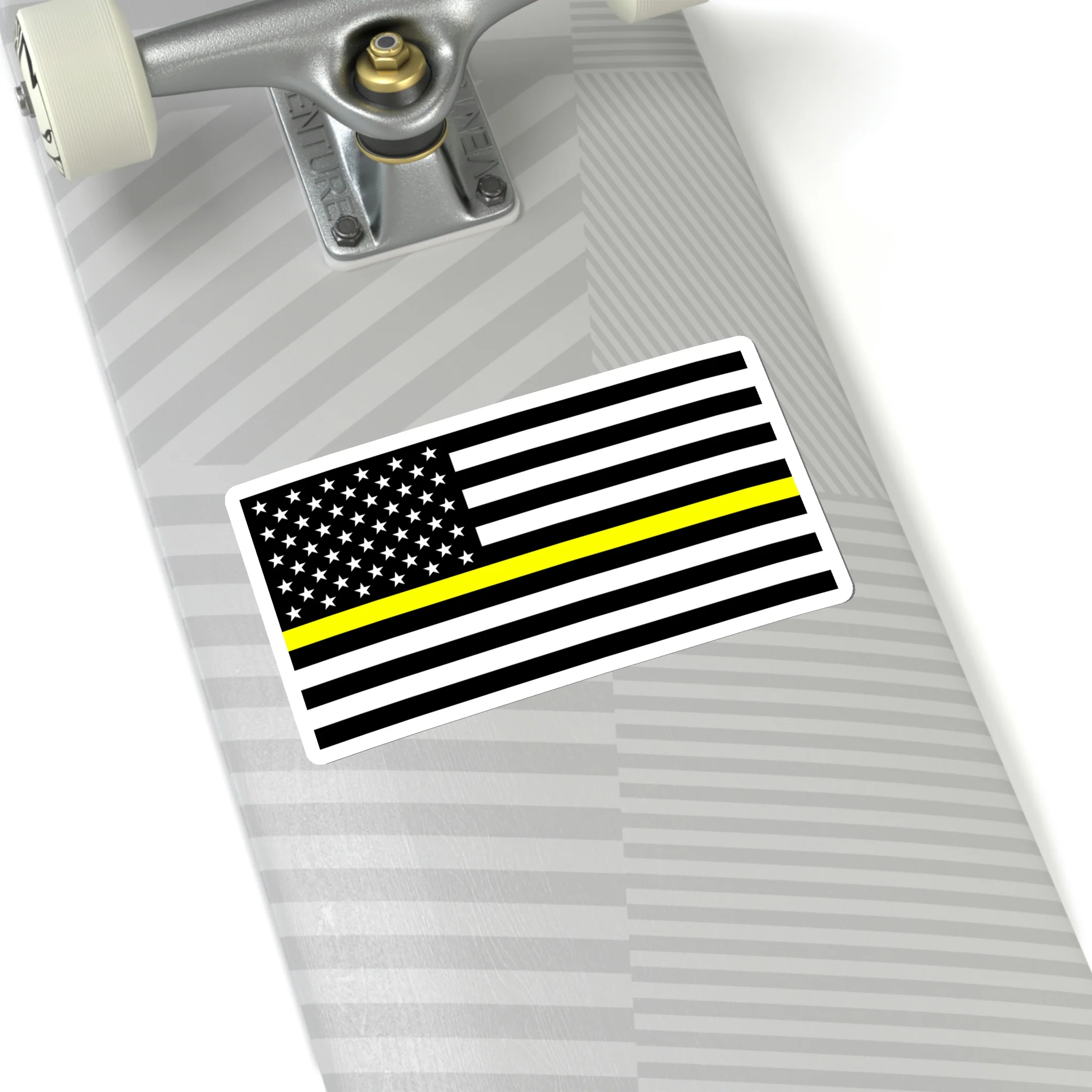 Thin Yellow Line Flag Sticker - Image 21