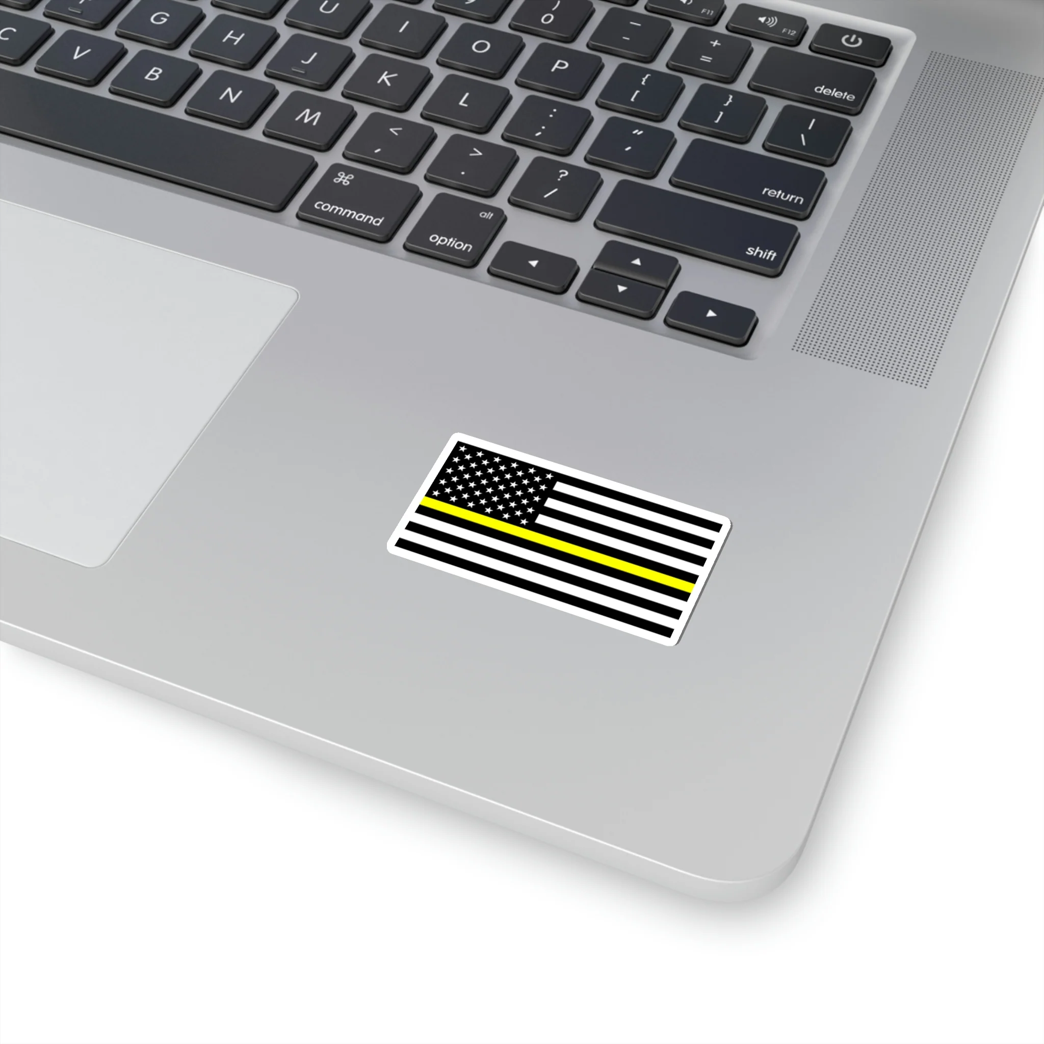 Thin Yellow Line Flag Sticker - Image 3