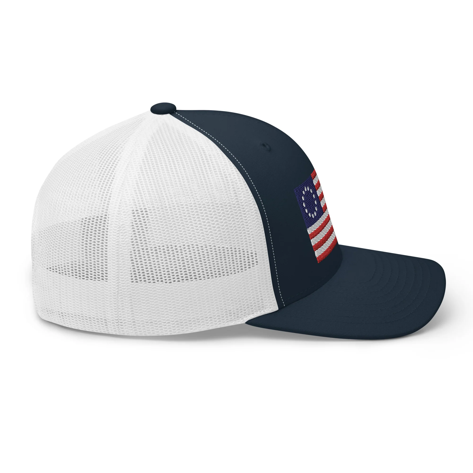 Trucker Cap Betsy Ross Flag (Embroidered Flag) - Image 23
