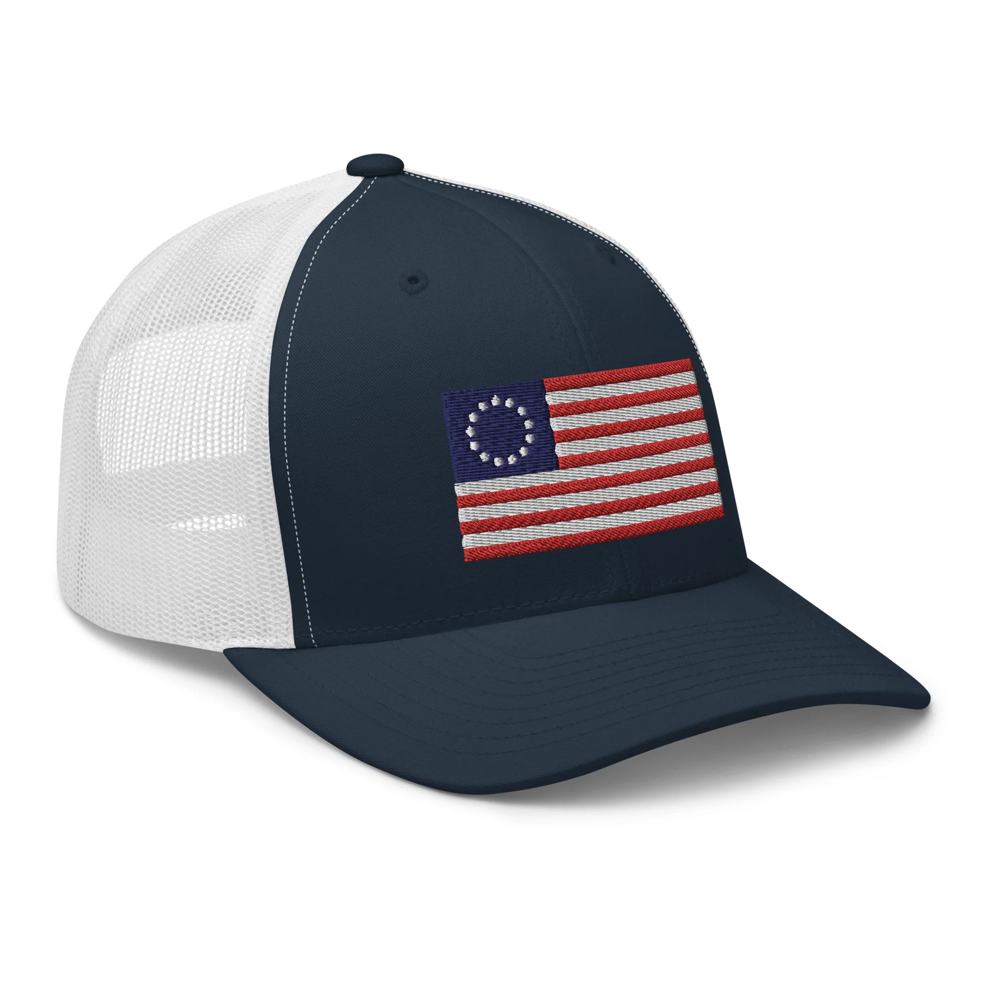 Trucker Cap Betsy Ross Flag (Embroidered Flag) - Image 24