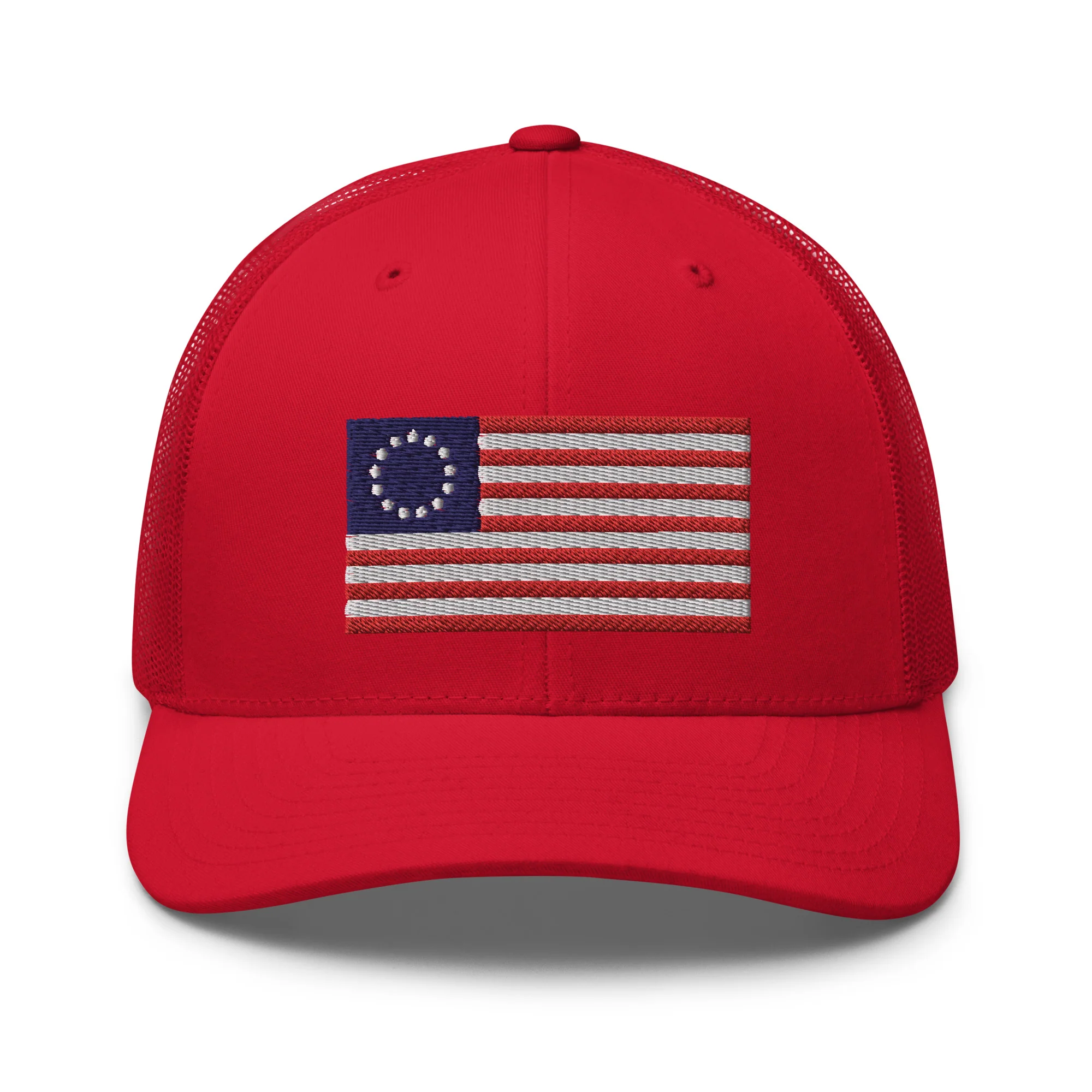 Trucker Cap Betsy Ross Flag (Embroidered Flag) - Image 25