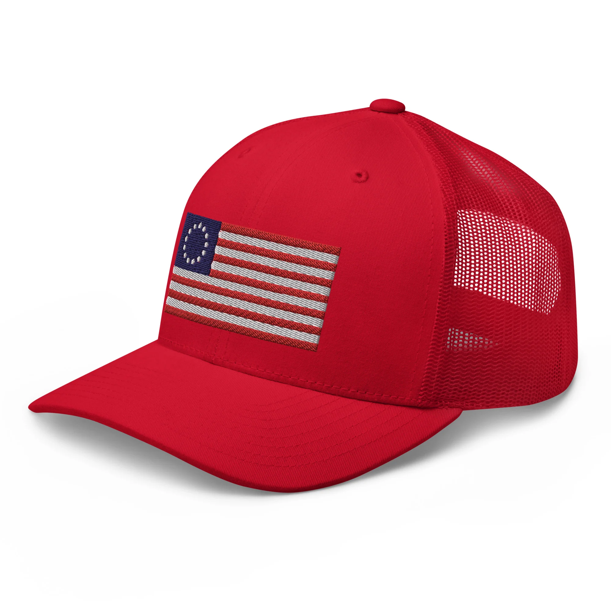 Trucker Cap Betsy Ross Flag (Embroidered Flag) - Image 28