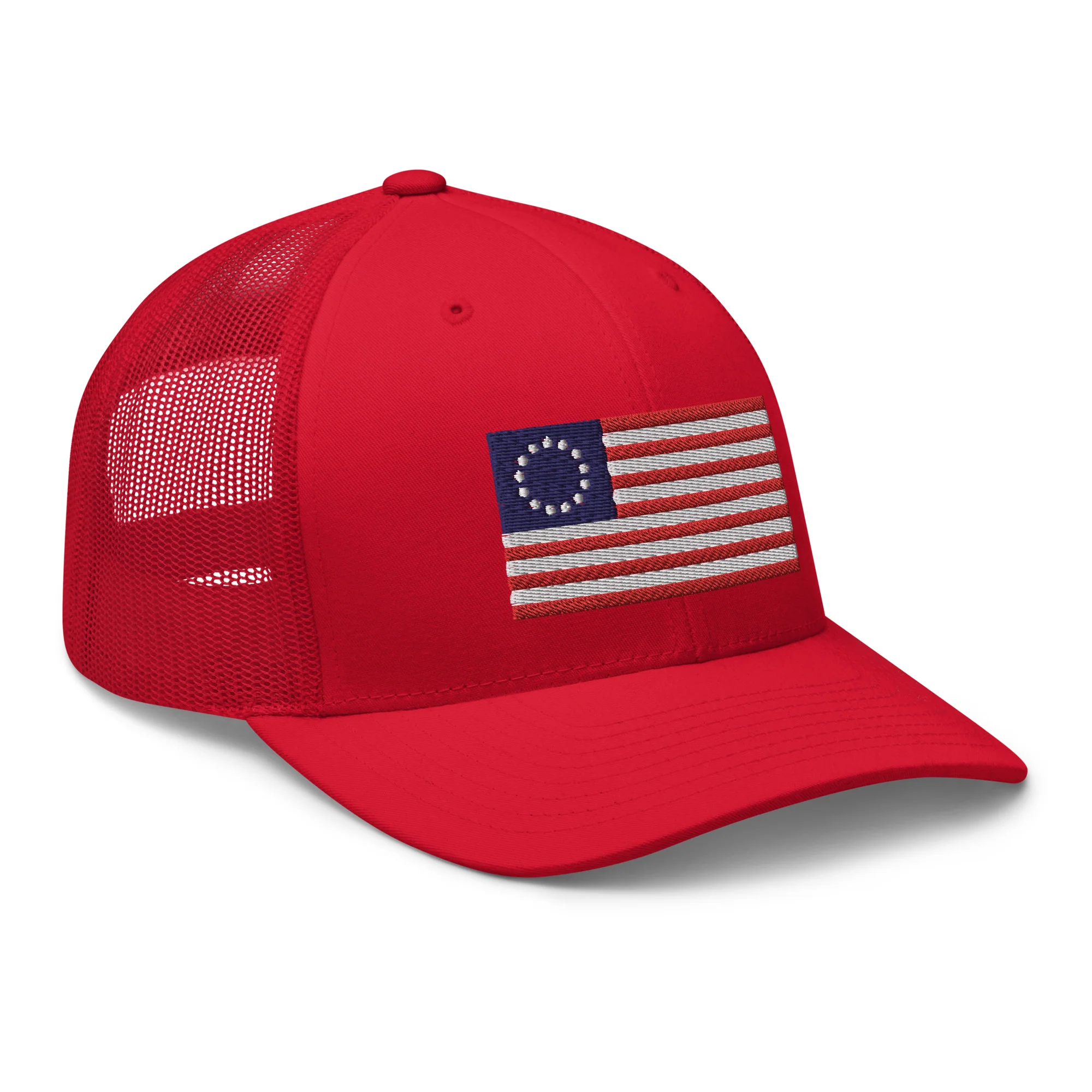 Trucker Cap Betsy Ross Flag (Embroidered Flag) - Image 30
