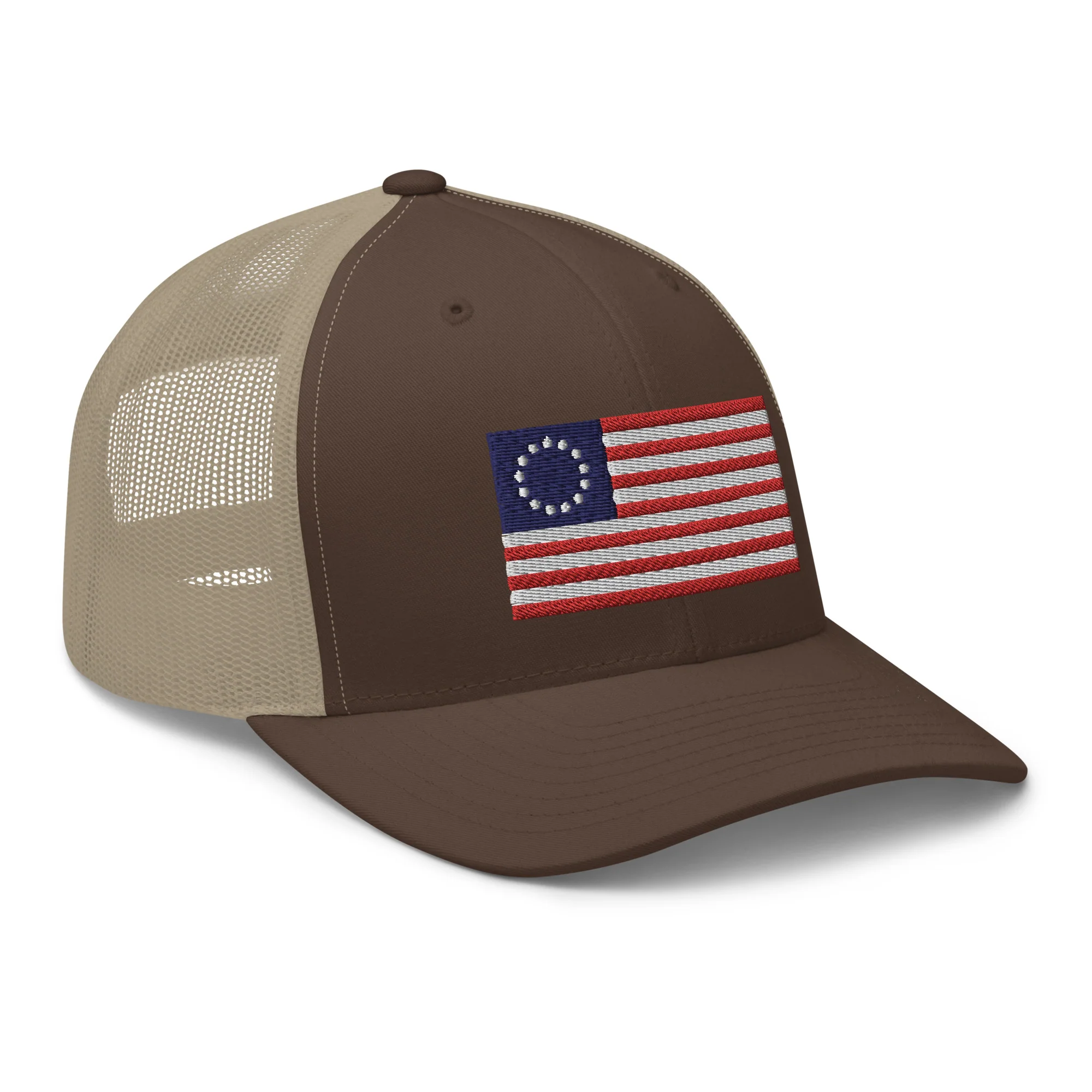 Trucker Cap Betsy Ross Flag (Embroidered Flag) - Image 36