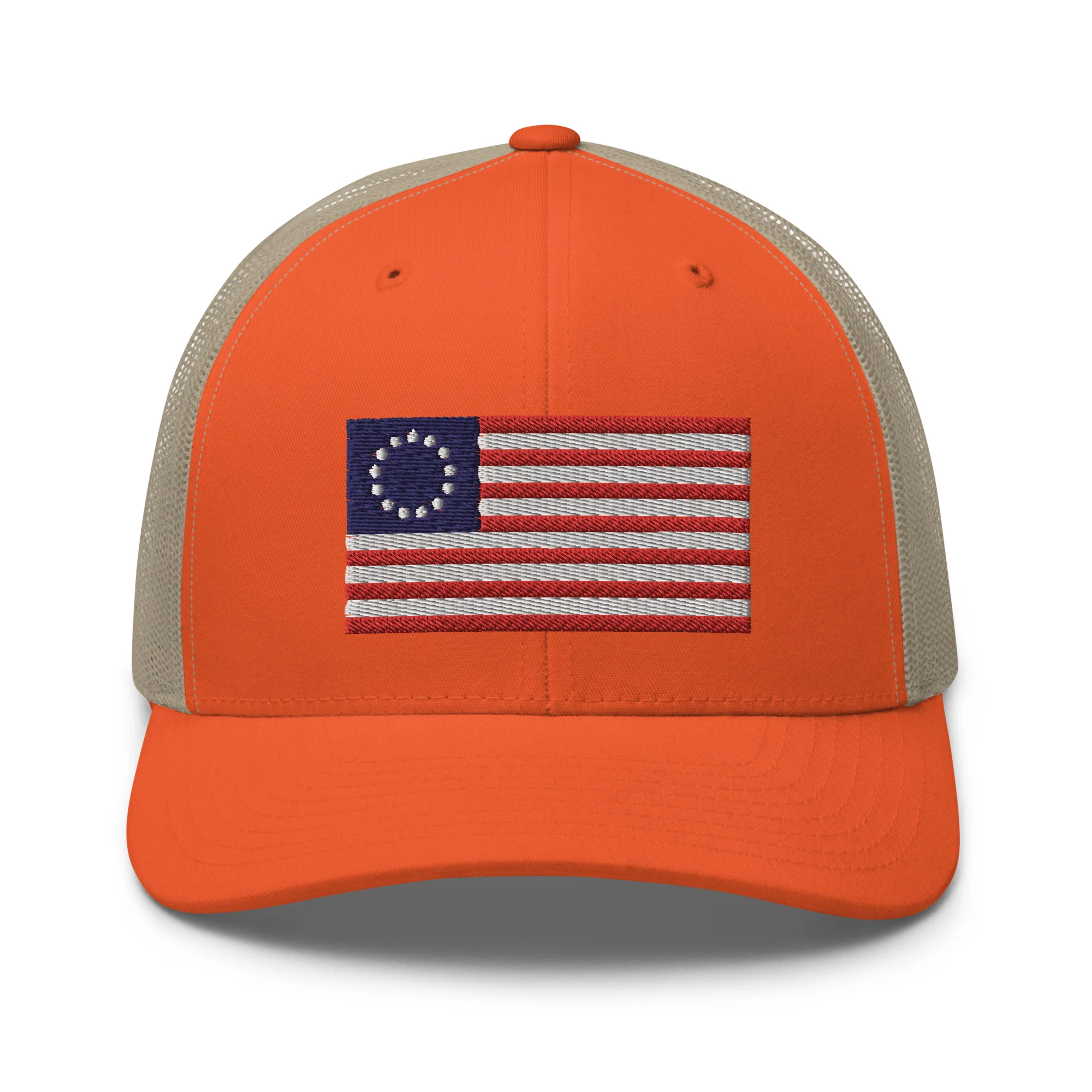 Trucker Cap Betsy Ross Flag (Embroidered Flag) - Image 37