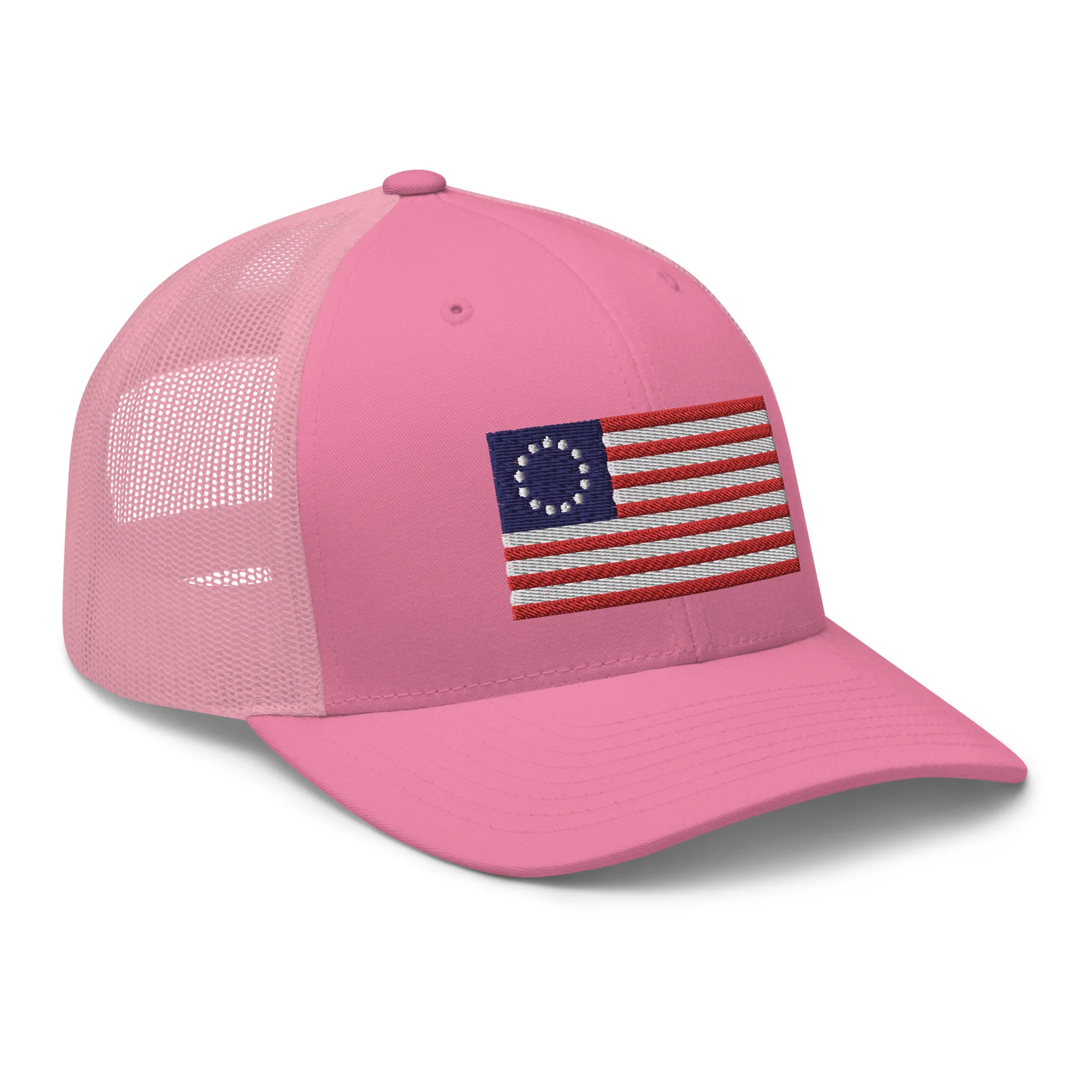 Trucker Cap Betsy Ross Flag (Embroidered Flag) - Image 48