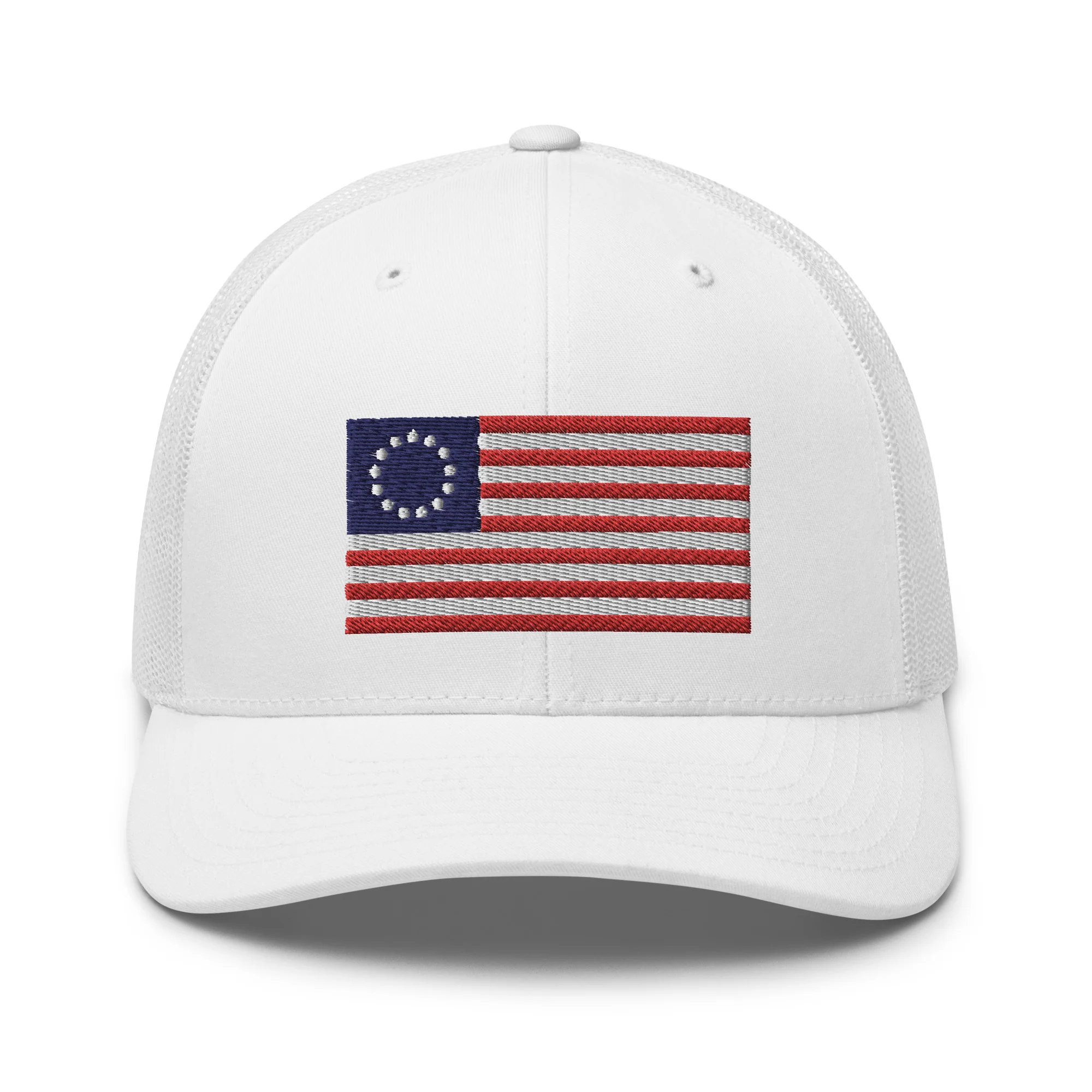 Trucker Cap Betsy Ross Flag (Embroidered Flag) - Image 55