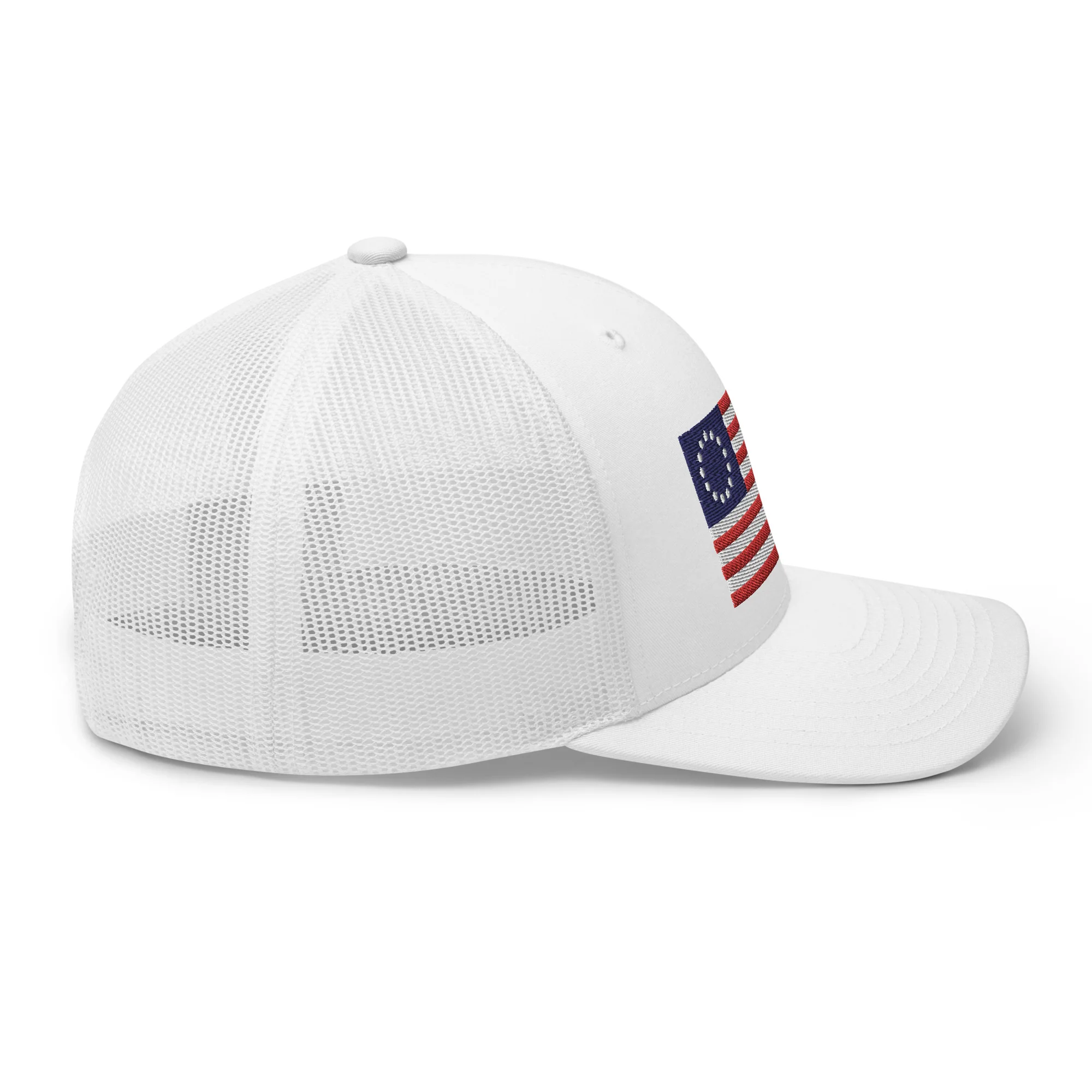 Trucker Cap Betsy Ross Flag (Embroidered Flag) - Image 59