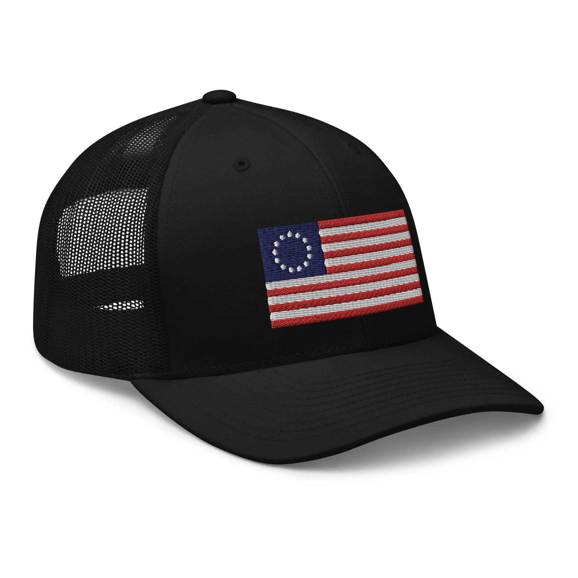 Trucker Cap Betsy Ross Flag (Embroidered Flag) - Image 6