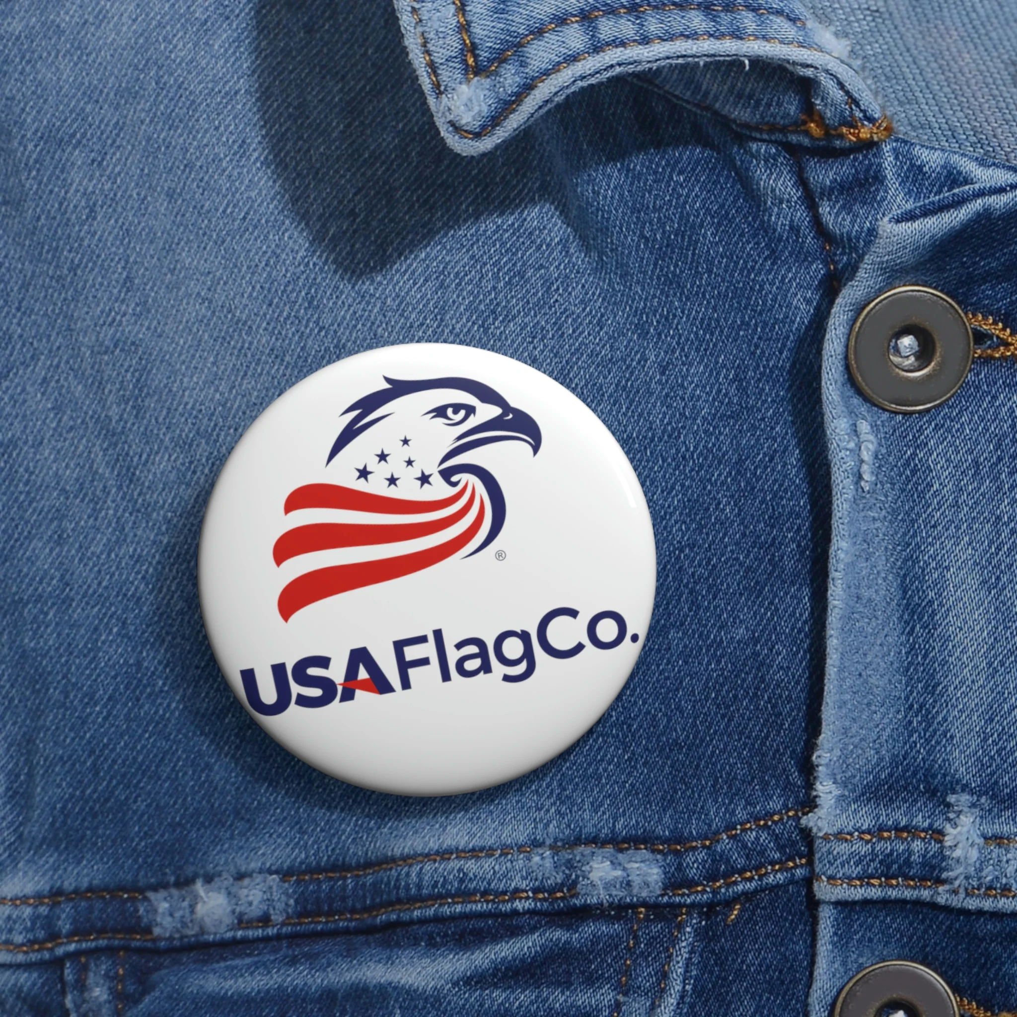 USA Flag Co. Custom Pin Buttons - Image 4