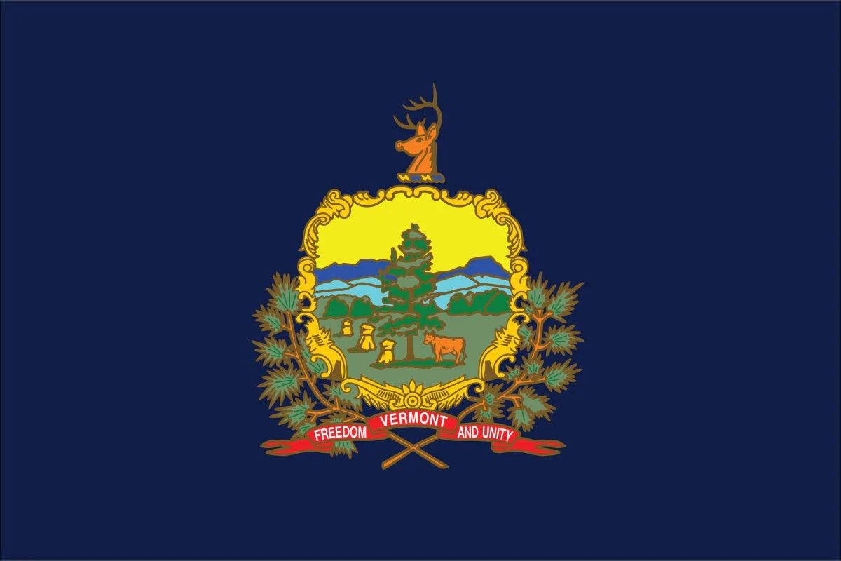 Vermont State Flag Made in USA – Heavy Duty Nylon - Image 2