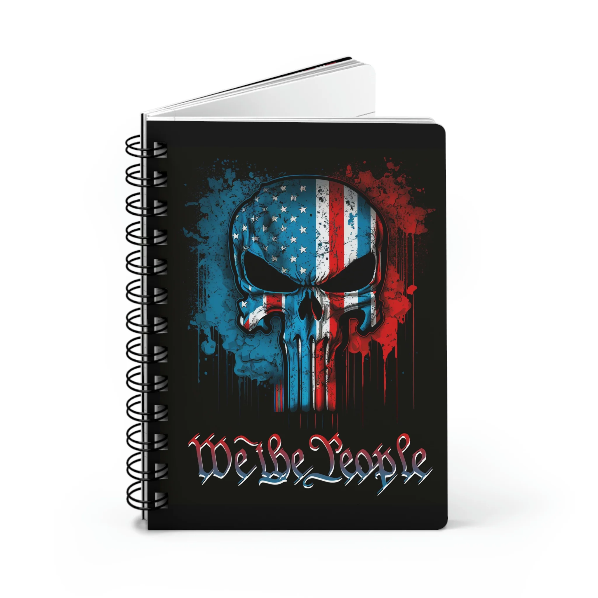 We The People Punisher Skull Spiral Bound Journal - Image 5