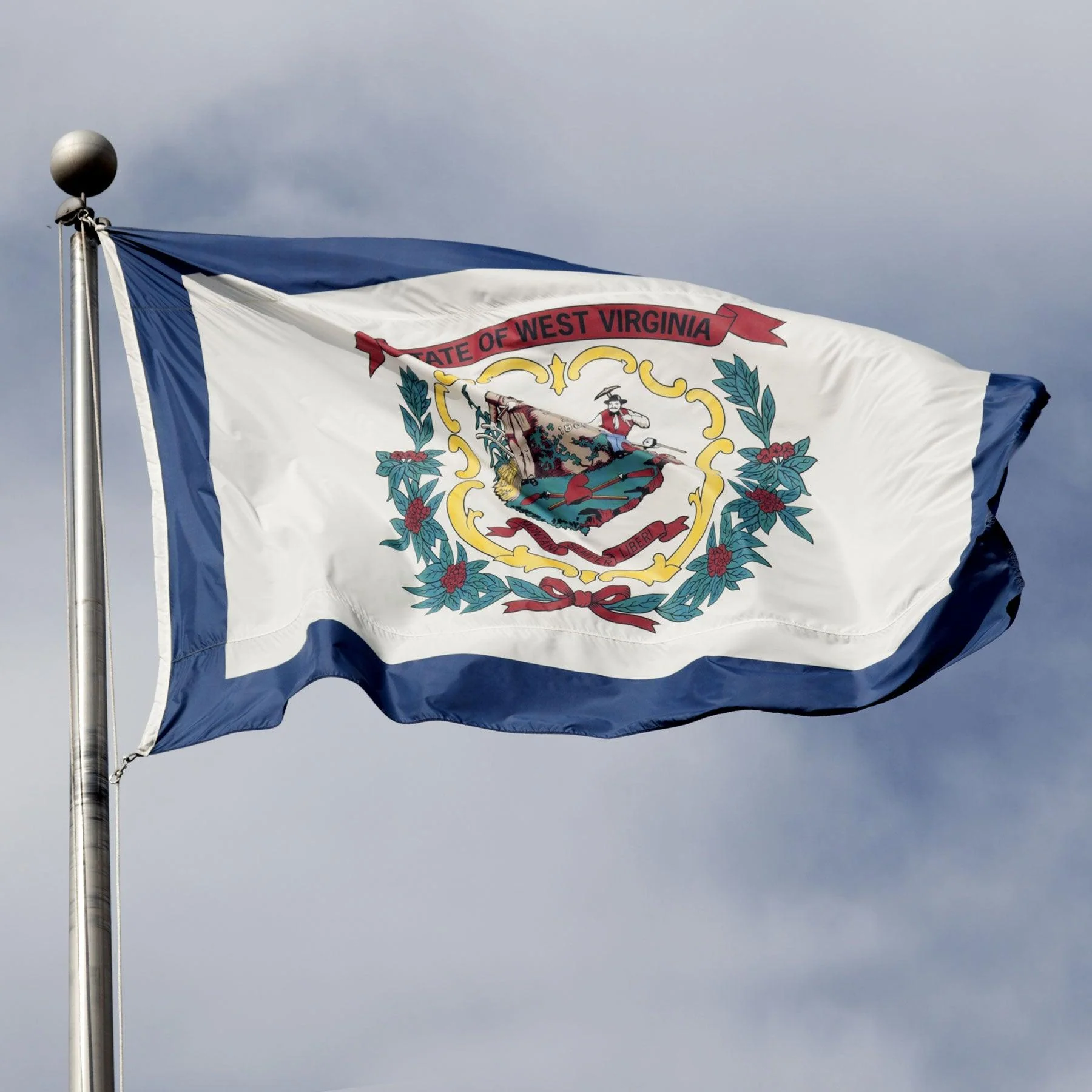 West Virginia State Flag Made in USA – Heavy Duty Nylon - Image 3